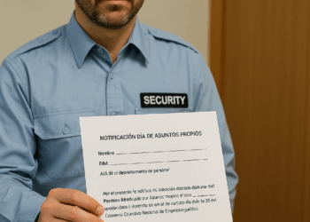 🗓️ Modelo de Notificación de Día de Asuntos Propios