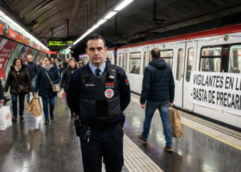Los Vigilantes del Metro de Barcelona endurecen la lucha en Navidad y Año Nuevo