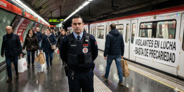 Los Vigilantes del Metro de Barcelona endurecen la lucha en Navidad y Año Nuevo