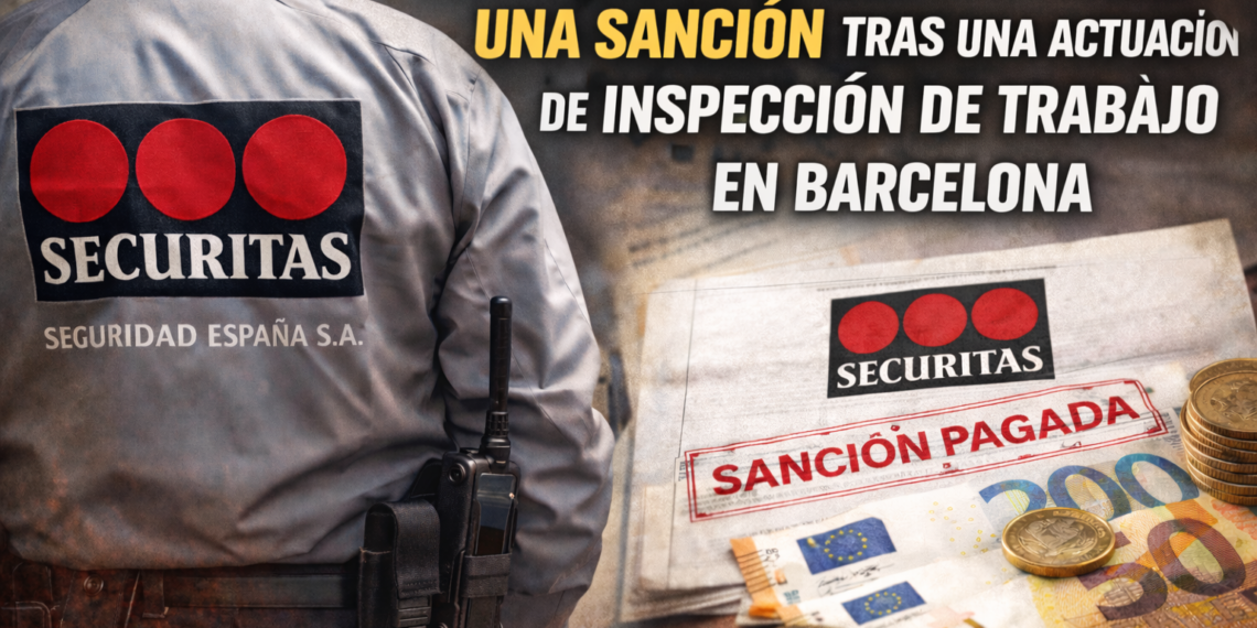 Securitas reconoce la infracción detectada por la Inspección de Trabajo