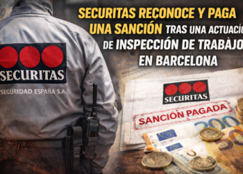 Securitas reconoce la infracción detectada por la Inspección de Trabajo
