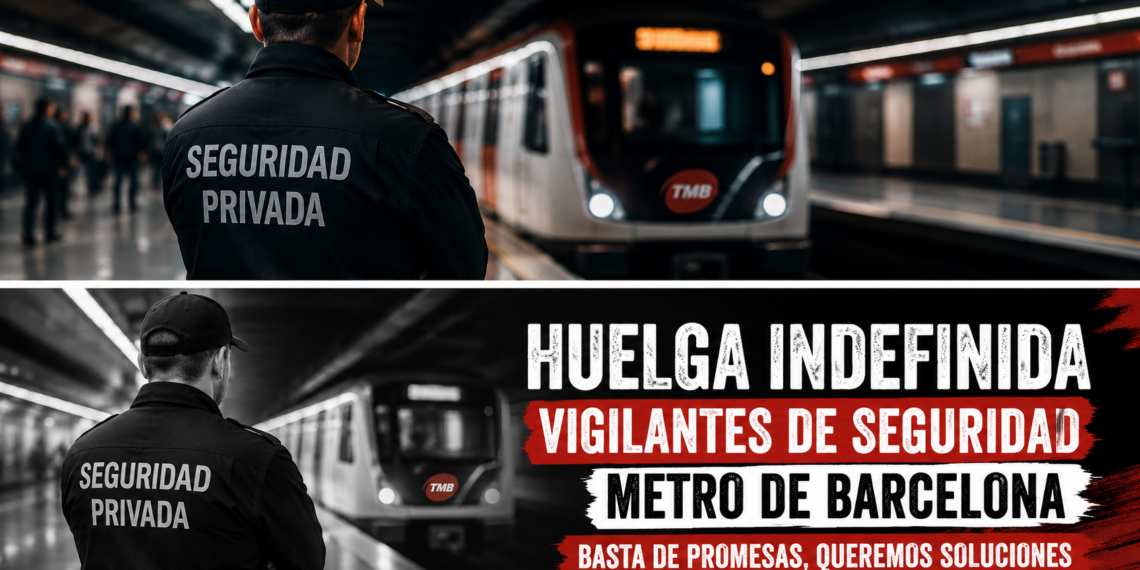 Alternativa Sindical reactiva la huelga indefinida de los vigilantes de seguridad del Metro de Barcelona ante la falta de soluciones reales
